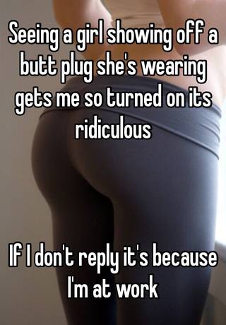 Girl Using Butt Plug